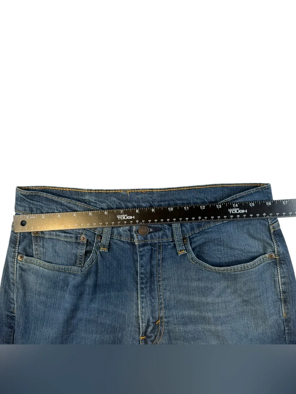 Levi’s 514 Straight Jeans Men’s 33x34 Medium Wash Stretch WaterLess Denim
